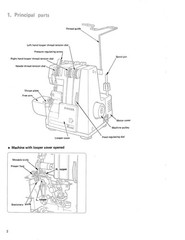 SINGER Overlock 14U32 14U32A User Manual Instructions [DURABLE BINDING]