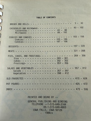 1984 Luther Memorial Sampler Cookbook – over 500 pages! church community recipes