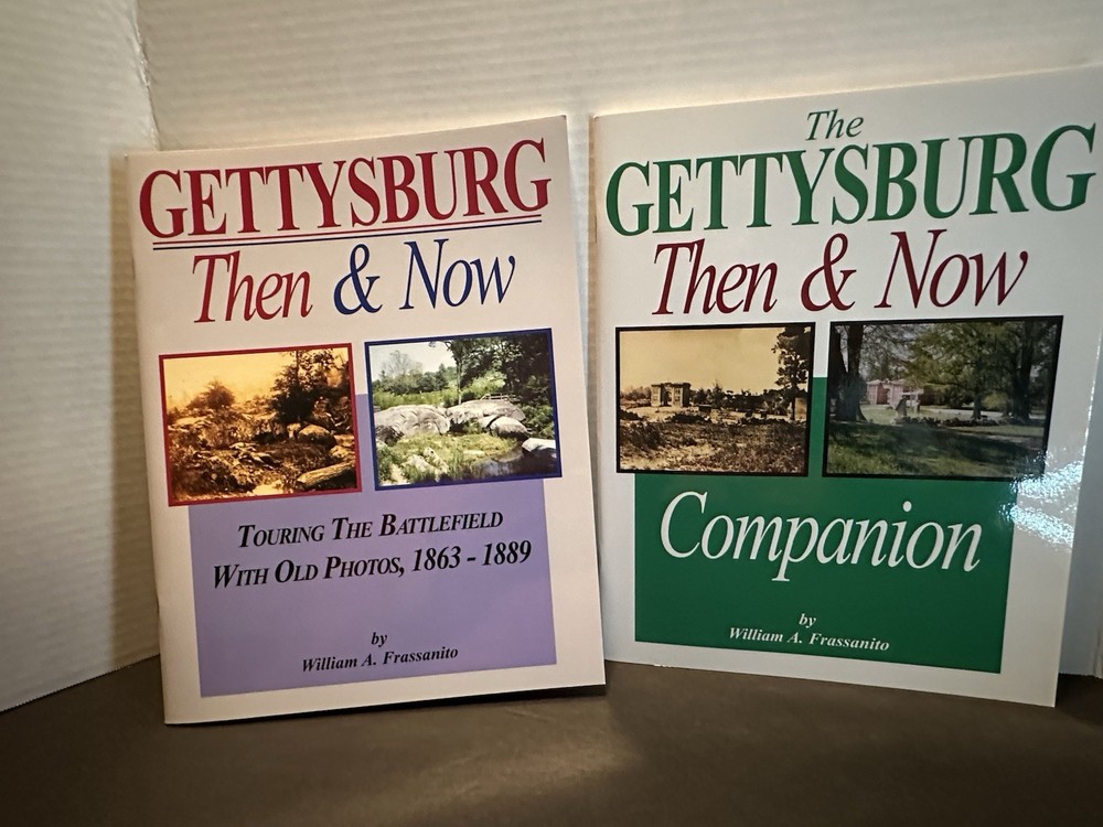 The Gettysburg Then and Now Lot Of 2, Companion, Books Frassanito, William