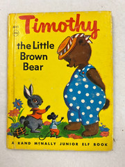 5 Rand McNally Book Lot – dated 1944-1975- Donkey, Bear, Engie, Mixer & King
