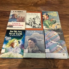 VINTAGE YA CHILDREN MYSTERY / SCI-FI /ADVENTURE / LOT OF 6 / EX LIBRARY / 1ST ED