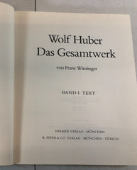 Wolf Huber Das Gesamtwerk, 2 volumes, Winzinger,1979, E-119