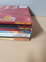 Playboy Magazines/ Lot Of 9 (2008)