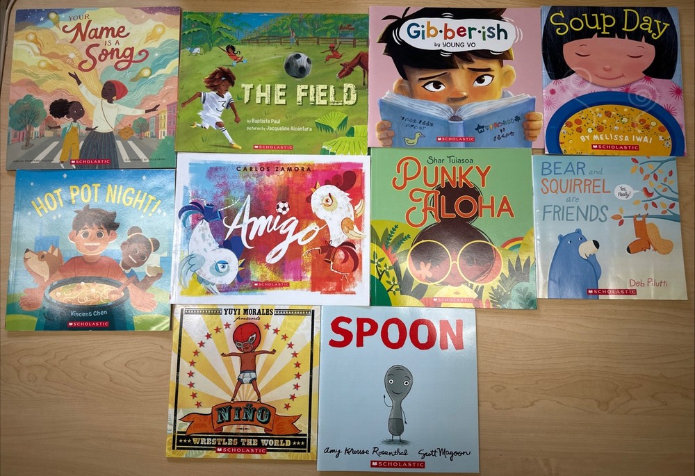 Scholastic Book Lot 10 Children’s Books Mixed Titles Various Authors Paperback