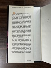 Burns THE AVENGING ANGEL 1st Edition 1983 Viking Press Gabe Wager Mystery DJ