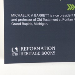 Michael Barrett The Gospel of Exodus Misery Deliverance Gratitude PB NEW