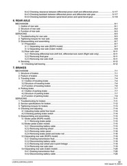 KUBOTA LX2610 LX2610SU LX3310 WORKSHOP MANUAL, BIND – FRONT & BACK – XL FOLDOUTS