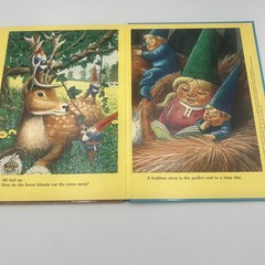 Vintage 1985 A Day in the Forest Board Book Tony Hutchings Forest Friends Gnome