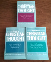 A History of Christian Thought Revised Edition 3 Volume Set by Justo L. Gonzalez