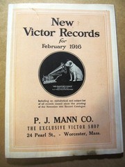 W War I VICTOR IN THE TRENCHES New RECORDS Feb 1916 Supplement Victrola CATALOG