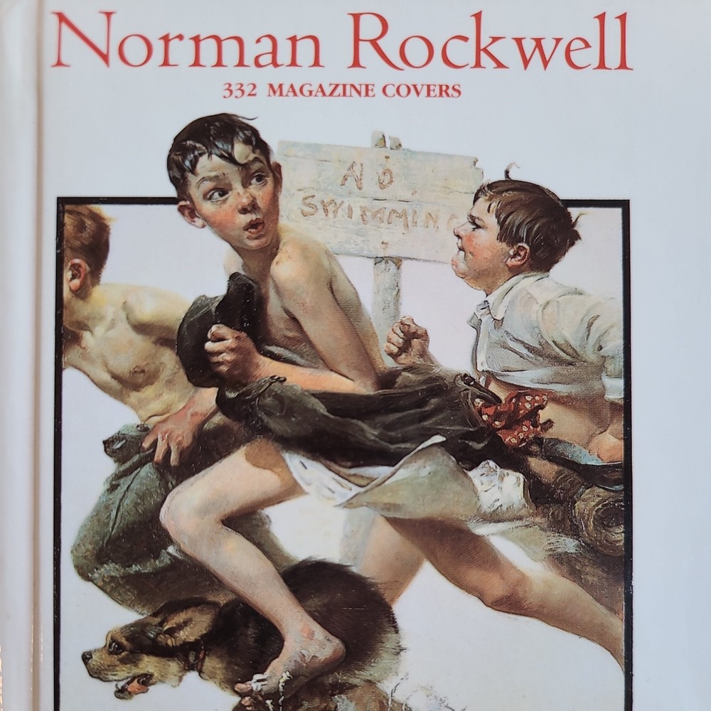 Norman Rockwell 332 Magazine Covers by Christopher Finch MINI Fat Book
