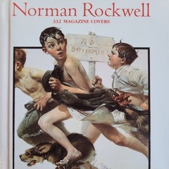 Norman Rockwell 332 Magazine Covers by Christopher Finch MINI Fat Book