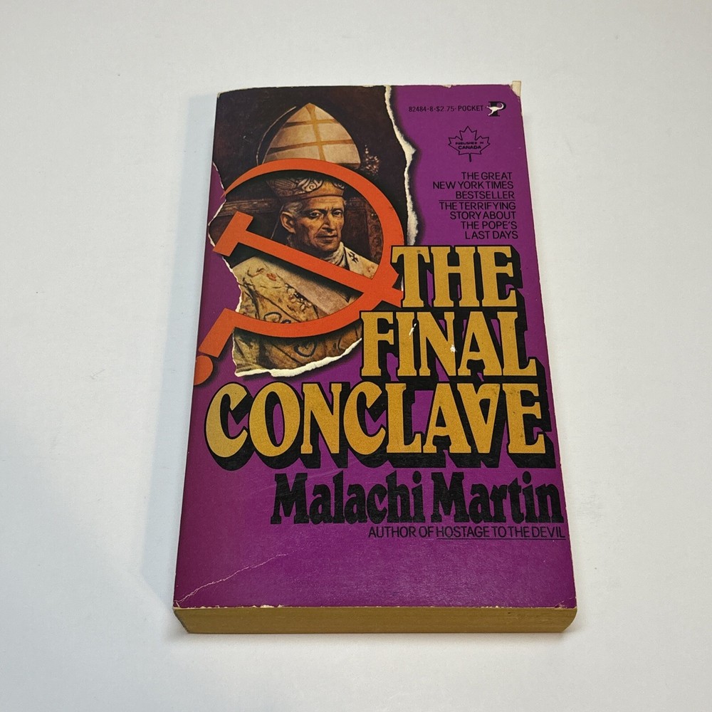 The Final Conclave Malachi Martin Pocket Books PB 1978 Conspiracy Catholic Pope