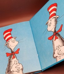 Vintage 1957 Dr. Seuss The Cat in the Hat Beginner Books Hardcover VG Clean