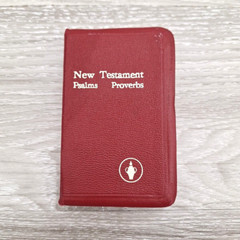 Mini New Testament Of Our Lord and Saviour Jesus Christ Psalms Proverbs 1970