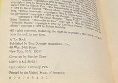 Mike Resnick Alternate Presidents Alternate History Anthology 1992 Tor First Ed.