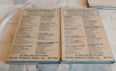 WWII National Aeronautics Council 1940s lot 10 books Diesel Aviation Engine Book