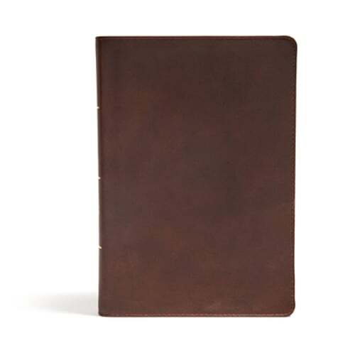 CSB Ultrathin Reference Bible, Brown Genuine Leather by Csb Bibles by Holman
