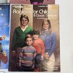 Lot of 13 Vintage Knitting Pattern Books Magazines Leaflets Sweaters Men & Women