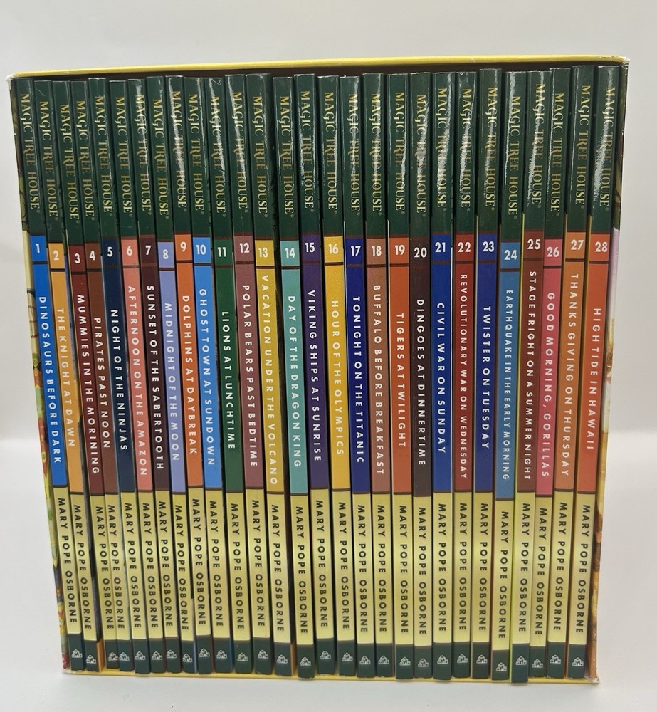 Magic Tree House Books 1-28 Boxed Set by Mary Pope Osborne (2008) English