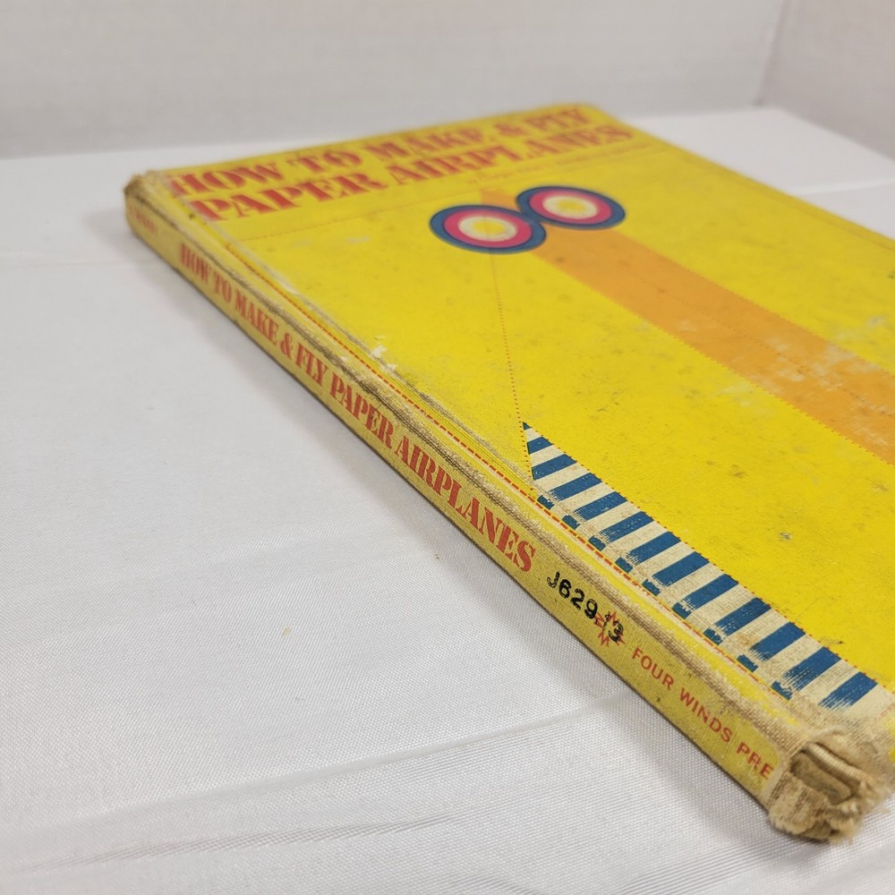 Vintage 1968 How to Make & Fly Paper Airplanes Capt. Ralph Barnaby Four Winds HB