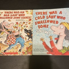 There Was An Old Lady Series Books by Lucille Colandro Lot Of 7 PBs & BB