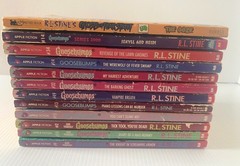 Goosebumps Books R.L Stine Vintage Scholastic Mixed Titles Lot Of 12, 6 1st Ed