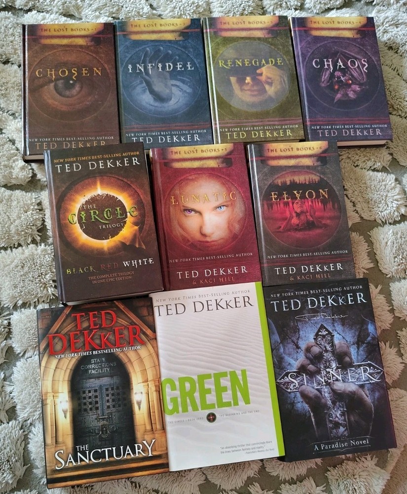 Lot Of 10 Ted Dekker Books The Lost Books 1-6 Plus 4 More