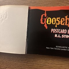Goosebumps Postcard Book R. L. Stine 1996 Vintage Collectible 90’s COMPLETE