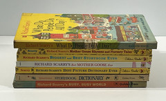 Richard Scarry LARGE Golden Books Hardcovers, Lot Of 7, Preowned
