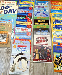 Lot Of 34 Level 1 2 First Reader Step Into Reading Books Lego Disney Scholastic