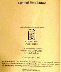 2004 La Scrittore:The Lady Who Writes The Letters by Jim Lacy SIGNED TPB 382/750