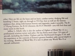 (COBP) „BOMBERS OF WW II (2) by JEFFREY L. ETHELL” / TPB / 180 PAGES / 1994