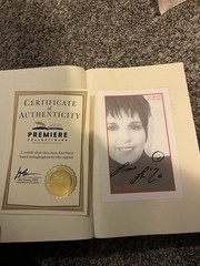 LIZA MINNELLI SIGNED 1ST EDITION COA KIDS, WAIT UNTIL YOUR HEAR THIS! LAST ONE