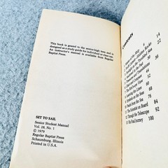 Set To Sail Gerald Dooley 1979 Senior Student Manual Regular Baptist Press