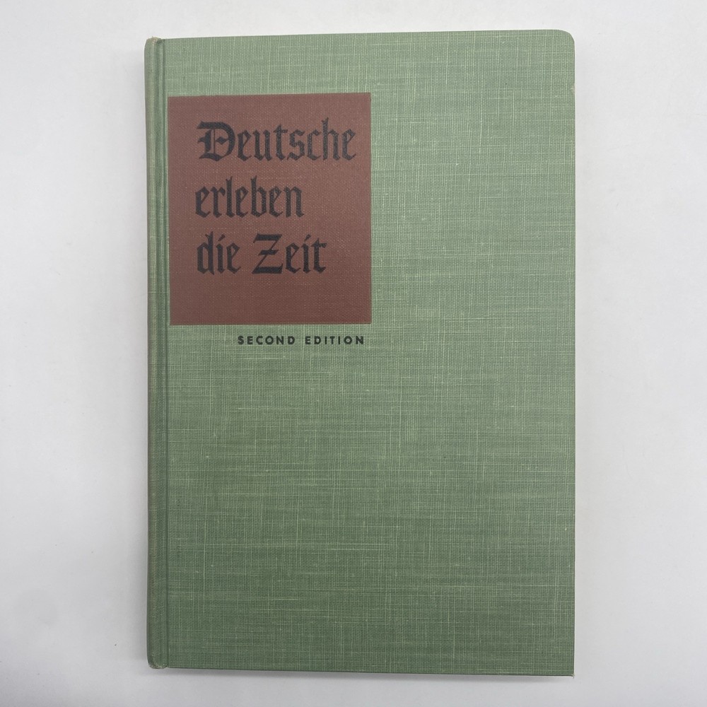 Deutsche Erieben Die Zeitgeist. English And German Language 1956 Hardcover