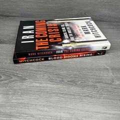 Blood Moons Rising 2014 & Iran The Coming Crisis 2006 Mark Hitchcock Book Lot
