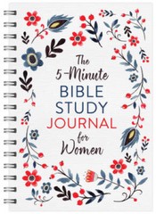 The 5-Minute Bible Study Journal for Women – Spiral-bound – VERY GOOD
