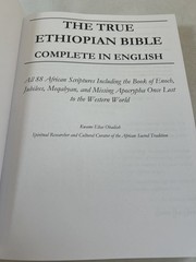 THE TRUE ETHIOPIAN BIBLE COMPLETE in English 88 African Scriptures 6,088 Books