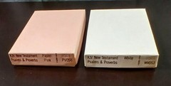 1968 2-KJV Pocket New Testaments Psalms & Proverbs National Bible Press Like New