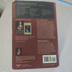 Norton Anthology of Western Literature 9th Edition, Vol. 1 – PB – FREE SHIPPING!