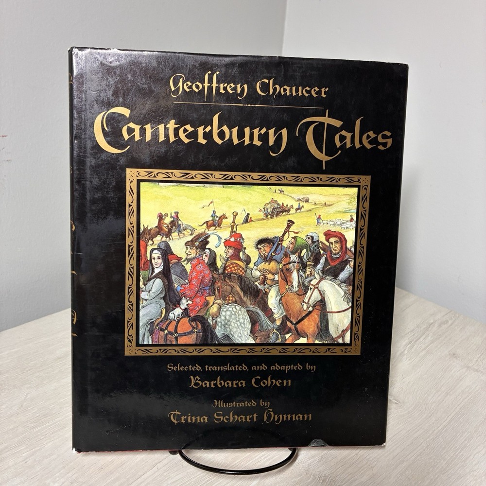 VTG Canterbury Tales Barbara Cohen 1988 HB First Edition Medieval Classics