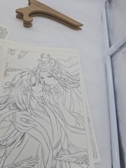 ACG Anime Coloring Book – 24 Loose Pages Color Pencil or Artist Choice SEE PICS