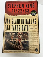 11/22/63: JFK Slain in Dallas LBJ Takes Oath by Stephen King Paperback Book PB
