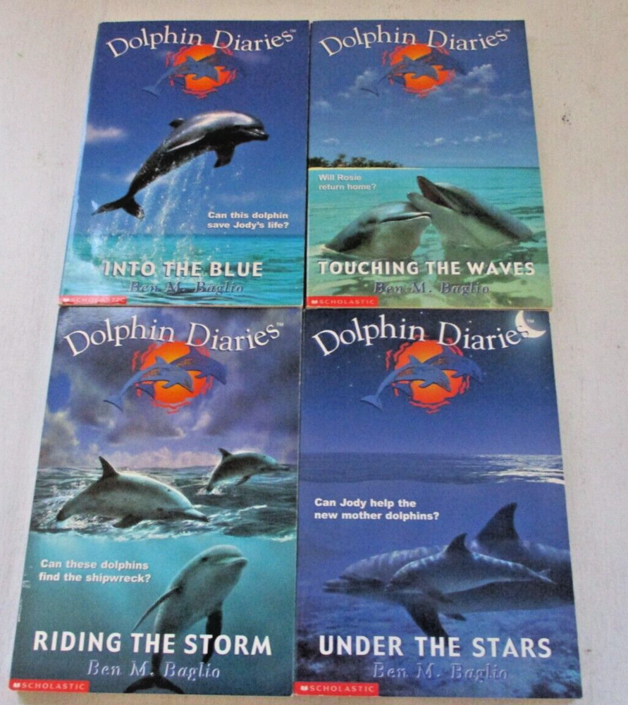 Dolfin Diaries 1-4 Ben M Baglio Childrens Books Lot