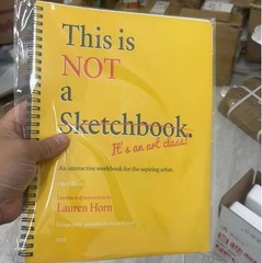 „This is Not a Sketchbook” – Interactive Art Class Drawing Book for Adults & Kid