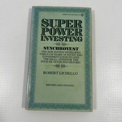 Vintage 1975 Superpower Investing Robert Lichello SYNCHROVEST Signet PB