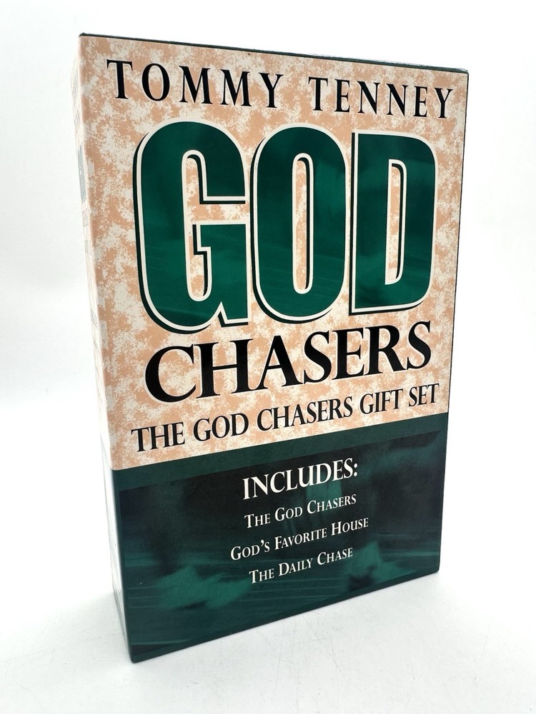 God Chasers Gift Set by Tommy Tenney (3 Volumes) – Hard Box + Paperback Books