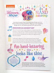 2 Shimmer and Shine books: Shapes & Colors / Hand Lettering Pre-K Workbook NEW*
