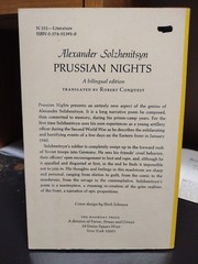 Prussian Nights : Bilingual Edition by Aleksandr Solzhenitsyn (1977, Trade…